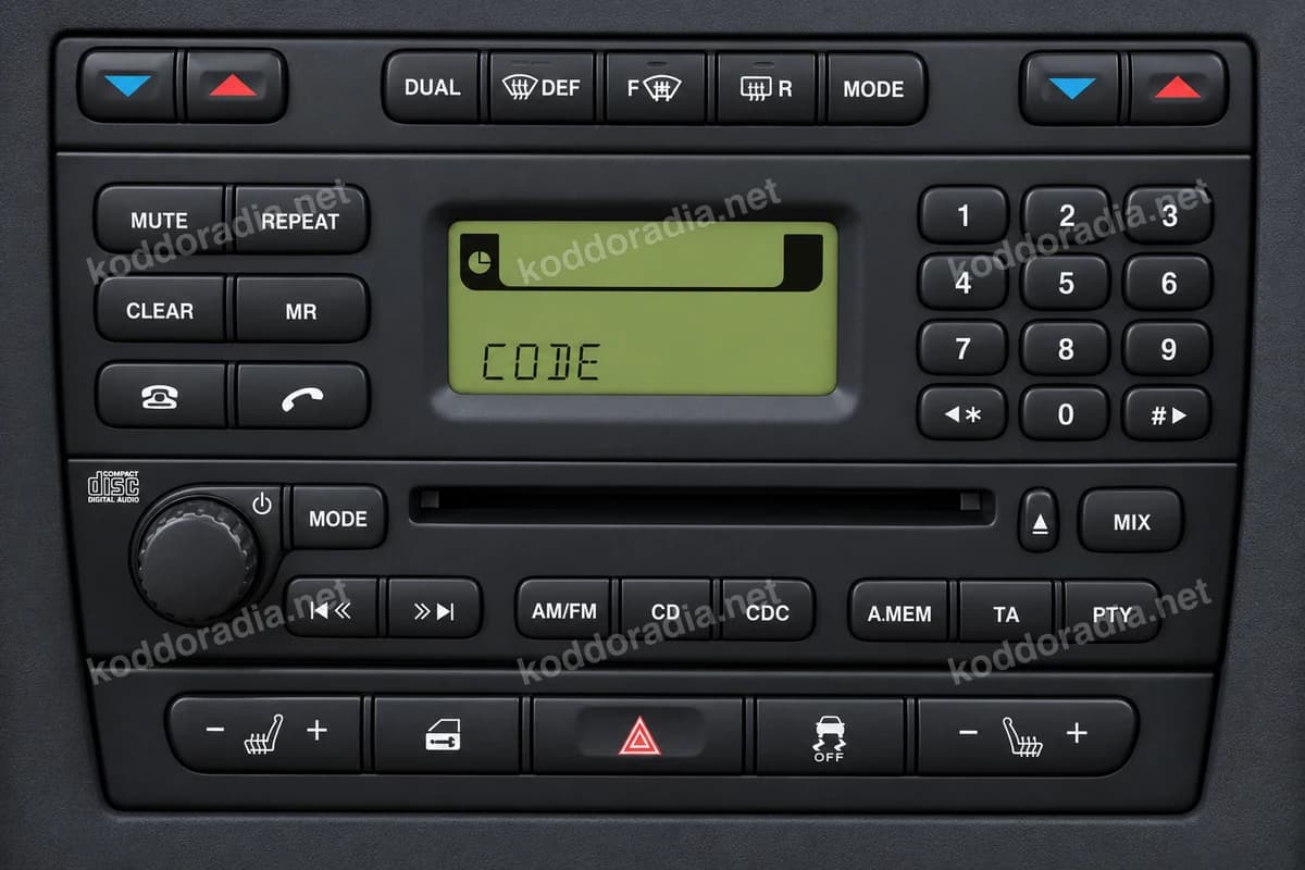 Panel radia Jaguar CD